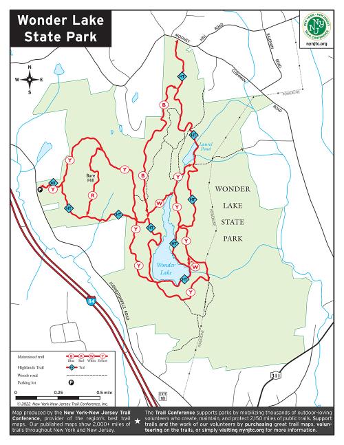 Wonder Lake Map