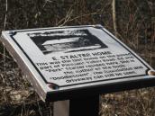 Historical Marker at the Site of the Stalter Home in Doodletown. Photo by Daniel Chazin.