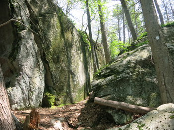 Nurian Trail as it passes through the Valley of Boulders. Photo by Daniel Chazin.