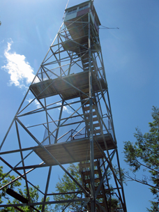 Stirling Forest Fire Tower. Photo by Daniel Chazin.