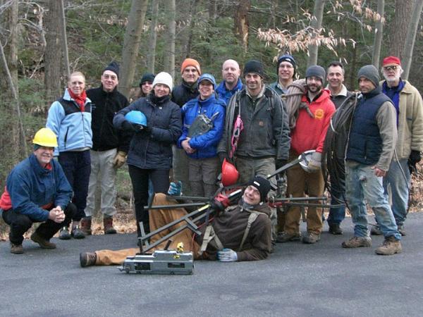 Trail Conference Little Dam Crew. Photo by Randy and Mara Miller.