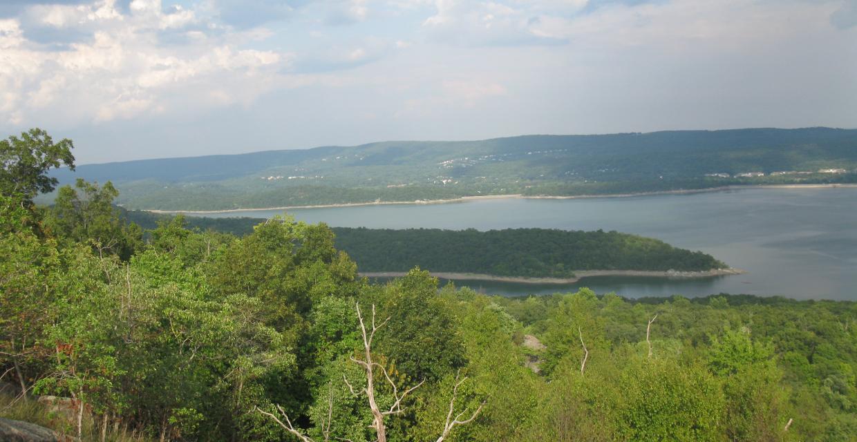 View of Wanaque Reservoir from Carris Hill - Photo by Daniel Chazin