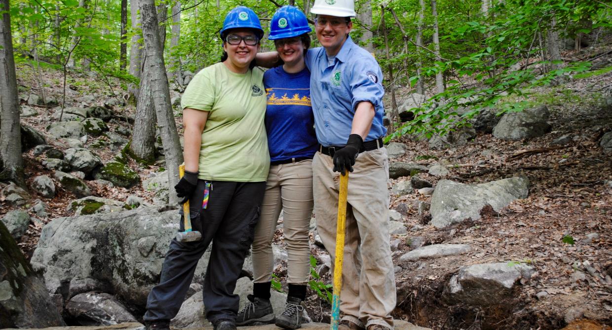 Trail crews make sure your favorite trails are in great shape. Photo credit: Heather Darley