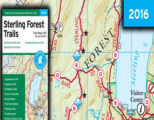 Sterling Forest Trails Map Sample