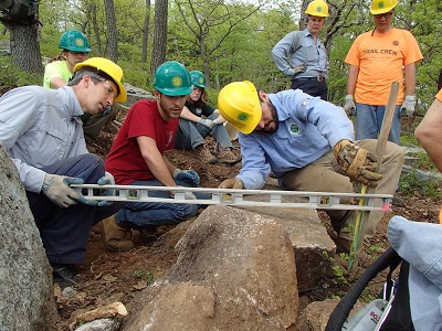 Rock Techniques for Stairs at Bear Mountain